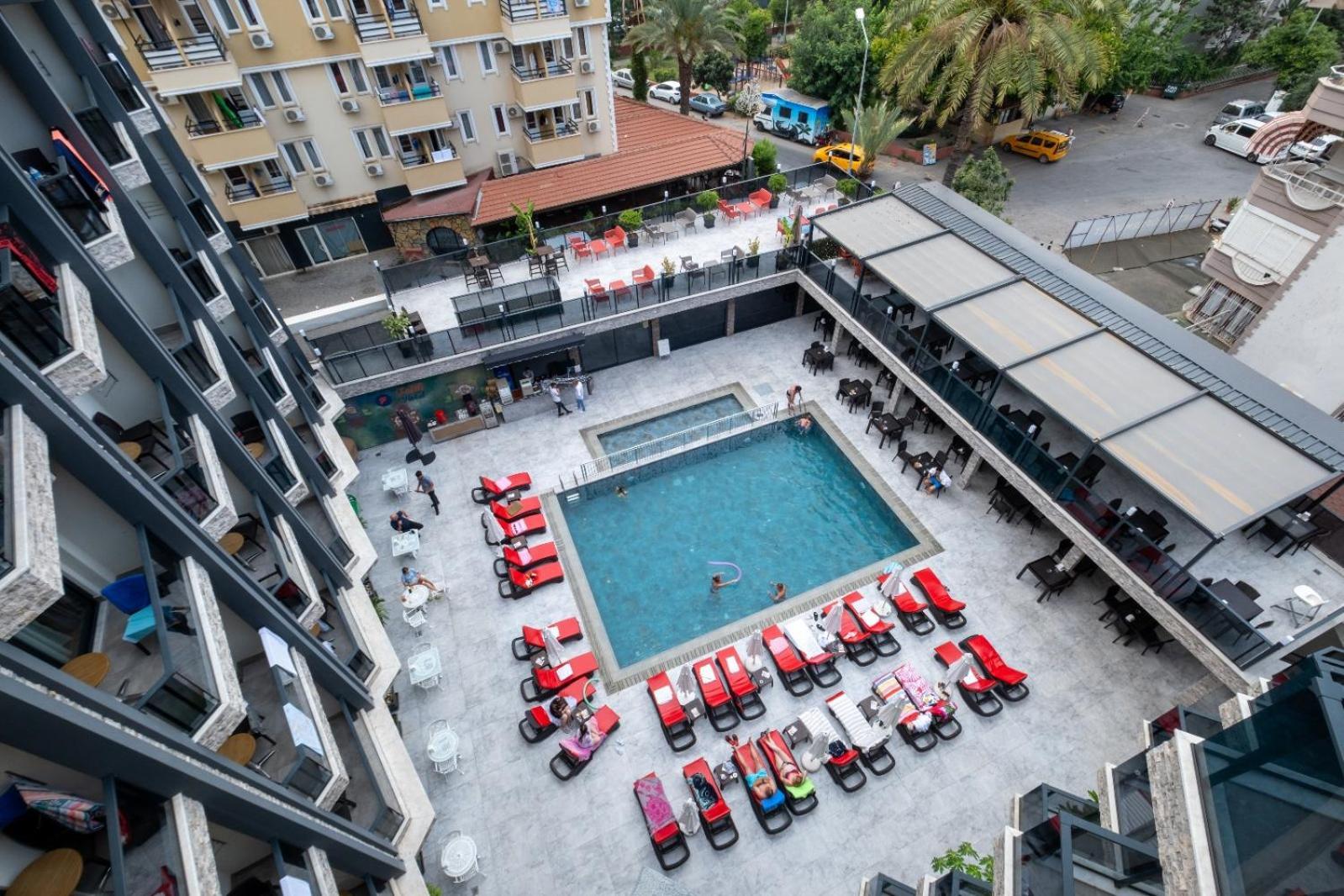 Kleopatra Fatih Hotel Alanya Exterior foto