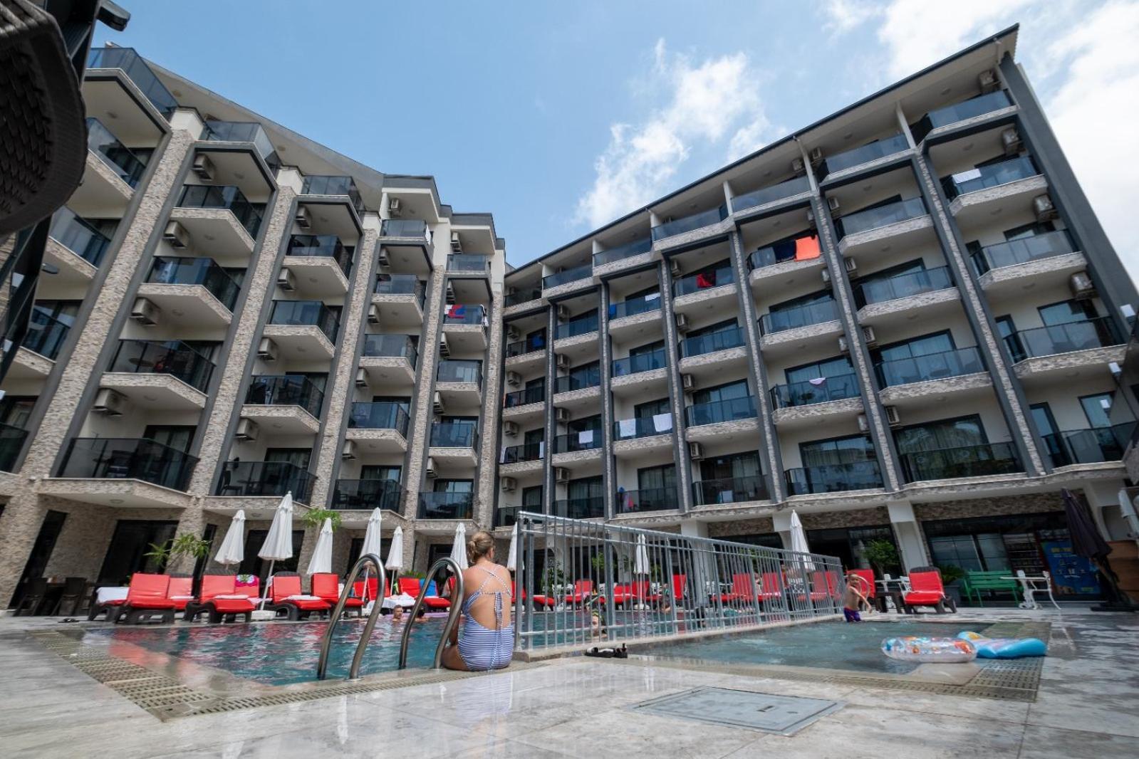 Kleopatra Fatih Hotel Alanya Exterior foto